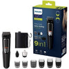 Philips Multigroom Serie 3000 9-In-1, Barba E Capelli (Modello Mg3740/15), Nero, ‎6.8 x 22.3 x 14.2 cm; 359 grammi - bigeshop