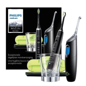 Philips Sonicare Spazzolino Elettrico Sonico Diamondclean 9000 + airfloss nero - bigeshop