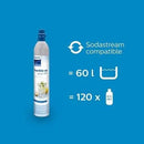 Philips Water ADD4902BK/10 Macchina per acqua frizzante GoZero, plastica, 1 litro, nero - bigeshop