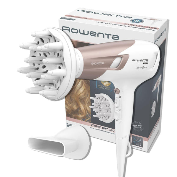 Rowenta Phon CV5830 Studio Dry Glow Asciugacapelli con Booster Ionico ( SENZA DIFFUSORE ) - bigeshop