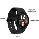 SAMSUNG GALAXY WATCH 4 BLACK 44 MM R870 GHIERA TOUCH ALLUMINIO MEMORIA 16 GB - bigeshop