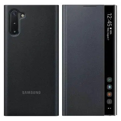 Clear View Cover per Samsung Galaxy Note10 - Nero