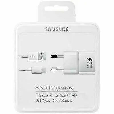 Samsung EP-TA20EWECGWW 15W 2A Caricabatteria Adattativa Veloce con USB Tipo C -