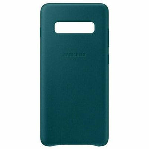 Samsung Leather Back Cover per Galaxy S10+ - Verde